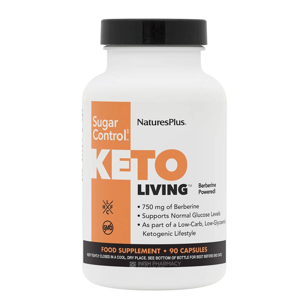Natures Plus Sugar Control Keto Living 90 Capsules