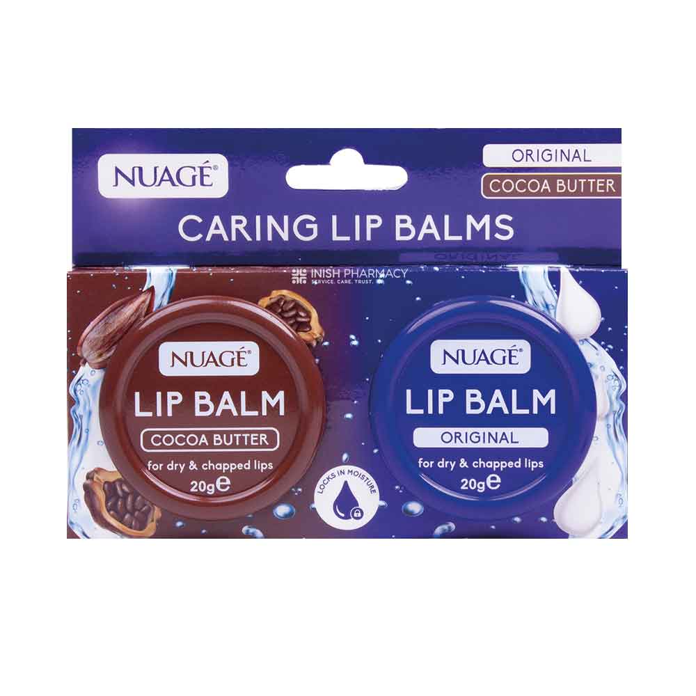 Nuage Caring Lip Balms Original & Cocoa Butter