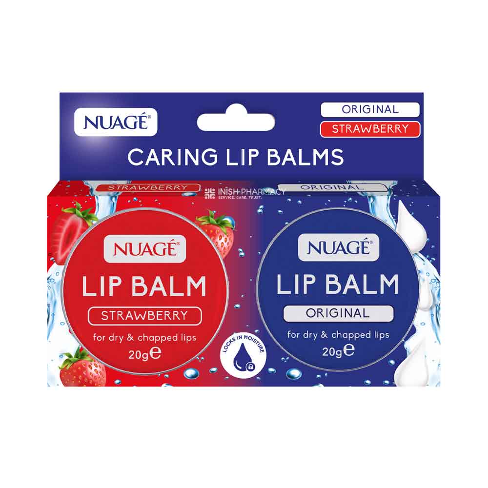 Nuage Caring Lip Balms Original & Strawberry
