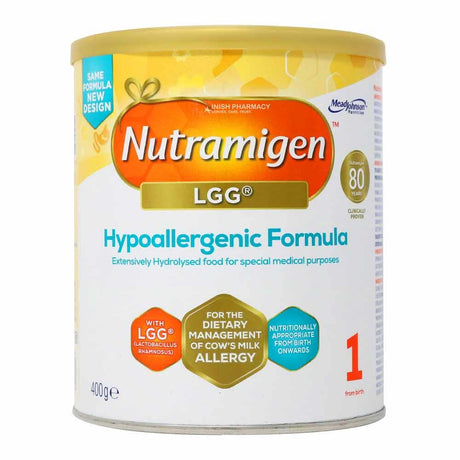 Nutramigen 1 LGG Hypoallergenic Formula for 0-6 months 400g – a trusted essential for mother and baby care