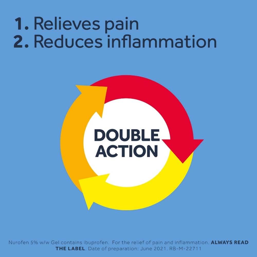 Nurofen 5% Ibuprofen Pain Relieving Gel 30g