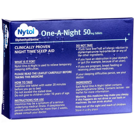 Nytol One-A-Night Tablets - 20 Tablets