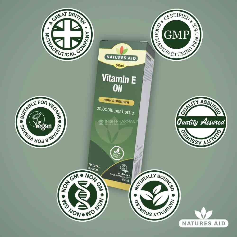 Natures Aid Vitamin E 20,000iu 50ml