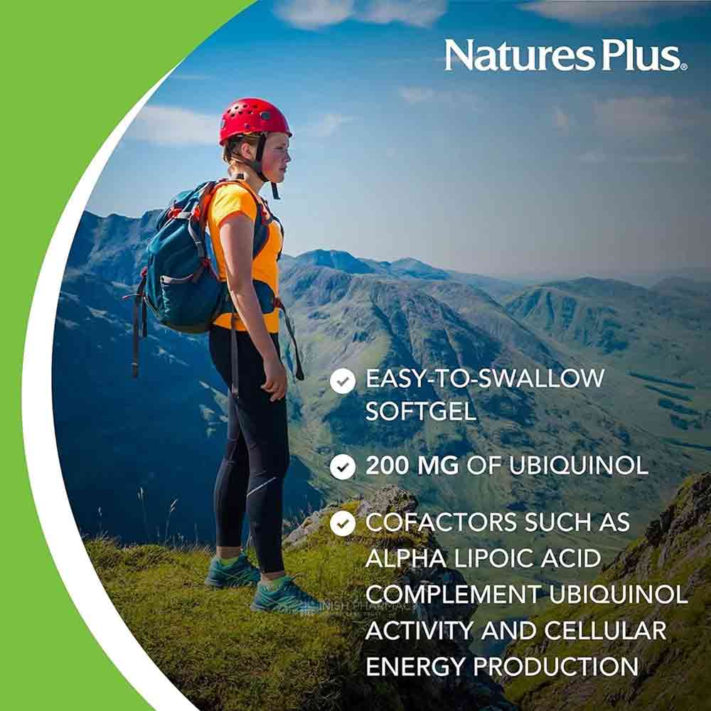 Natures Plus Beyond COQ10 200mg Ubiquinol 60 Softgels