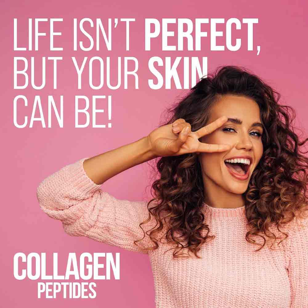 Natures Plus Collagen Peptides Berry Lemonade 322g
