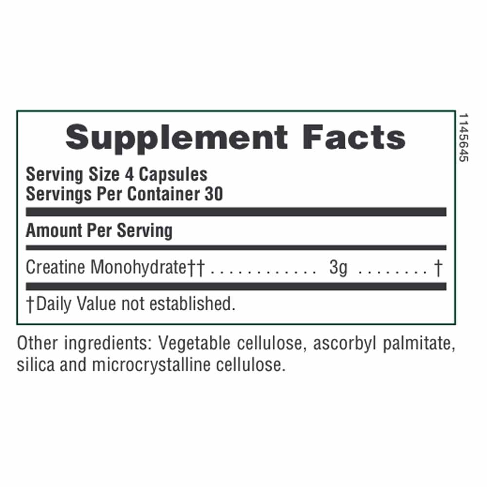 Natures Plus Creatine Micro Optimised 120 Capsules