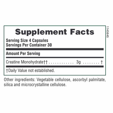 Natures Plus Creatine Micro-Optimised 120 Capsules
