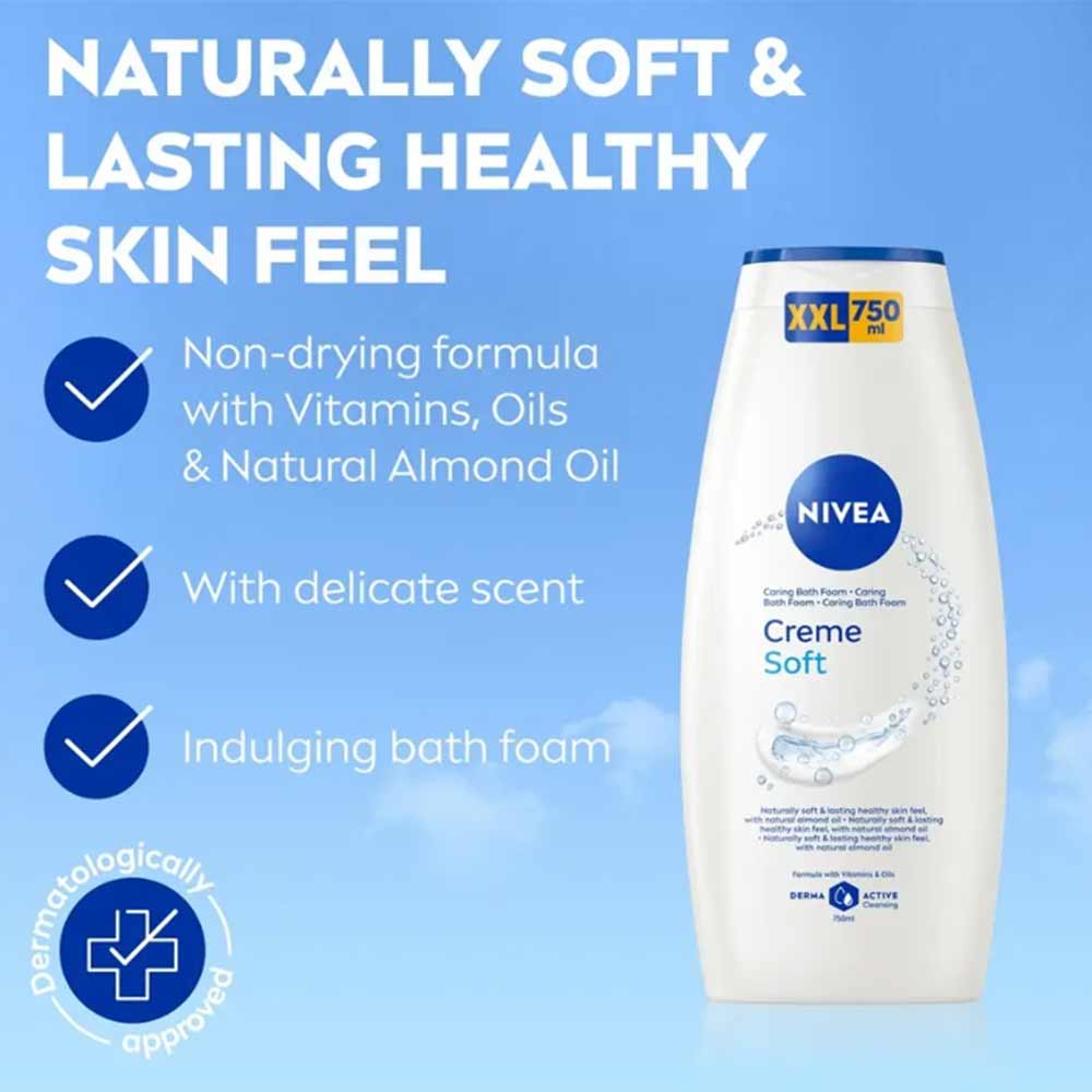Nivea Bath Creme Soft 750ml