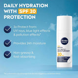 Nivea Men Sensitive Daily Protect Moisturiser SPF30 50ml