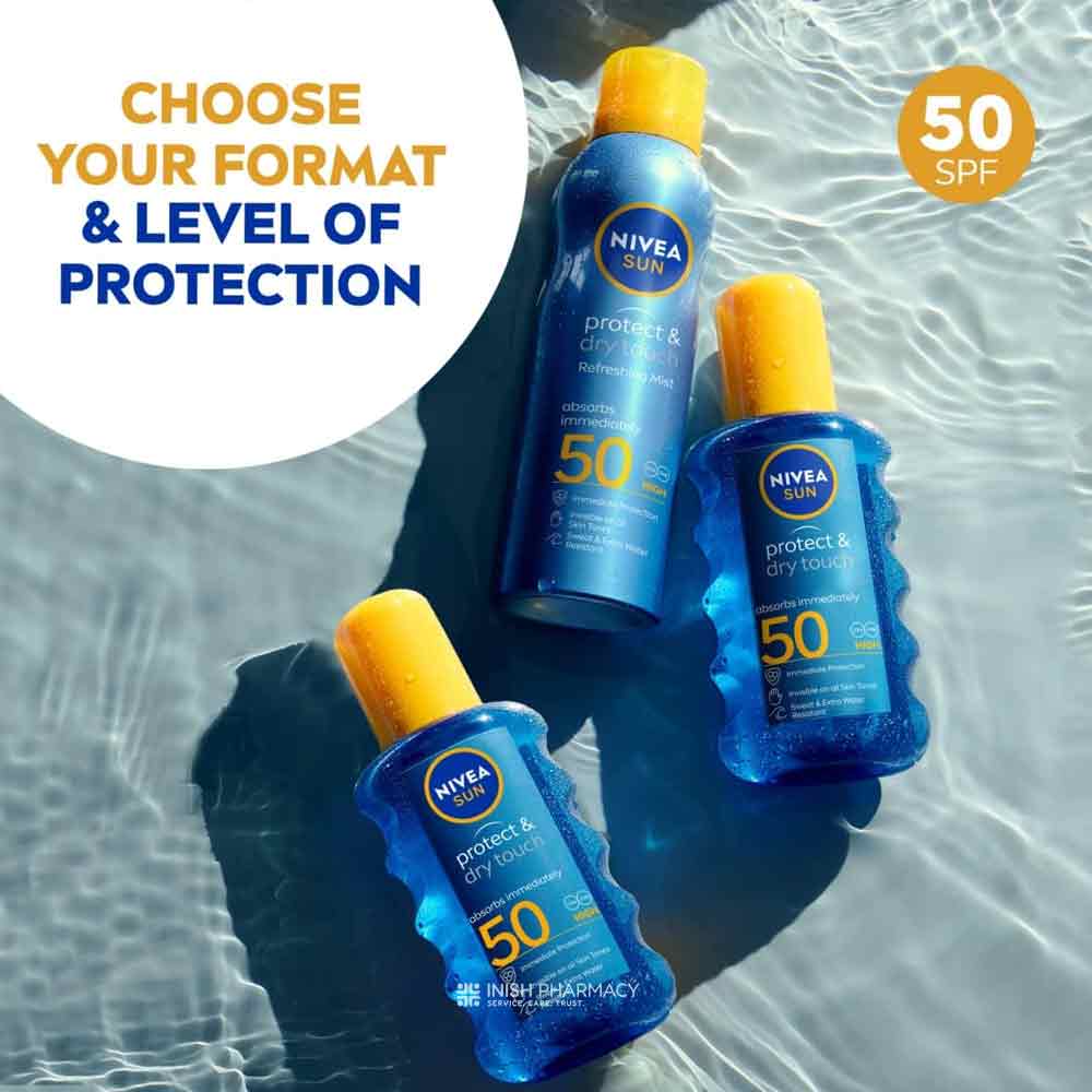 Nivea Sun Protect & Dry Touch Spray SPF50 200ml