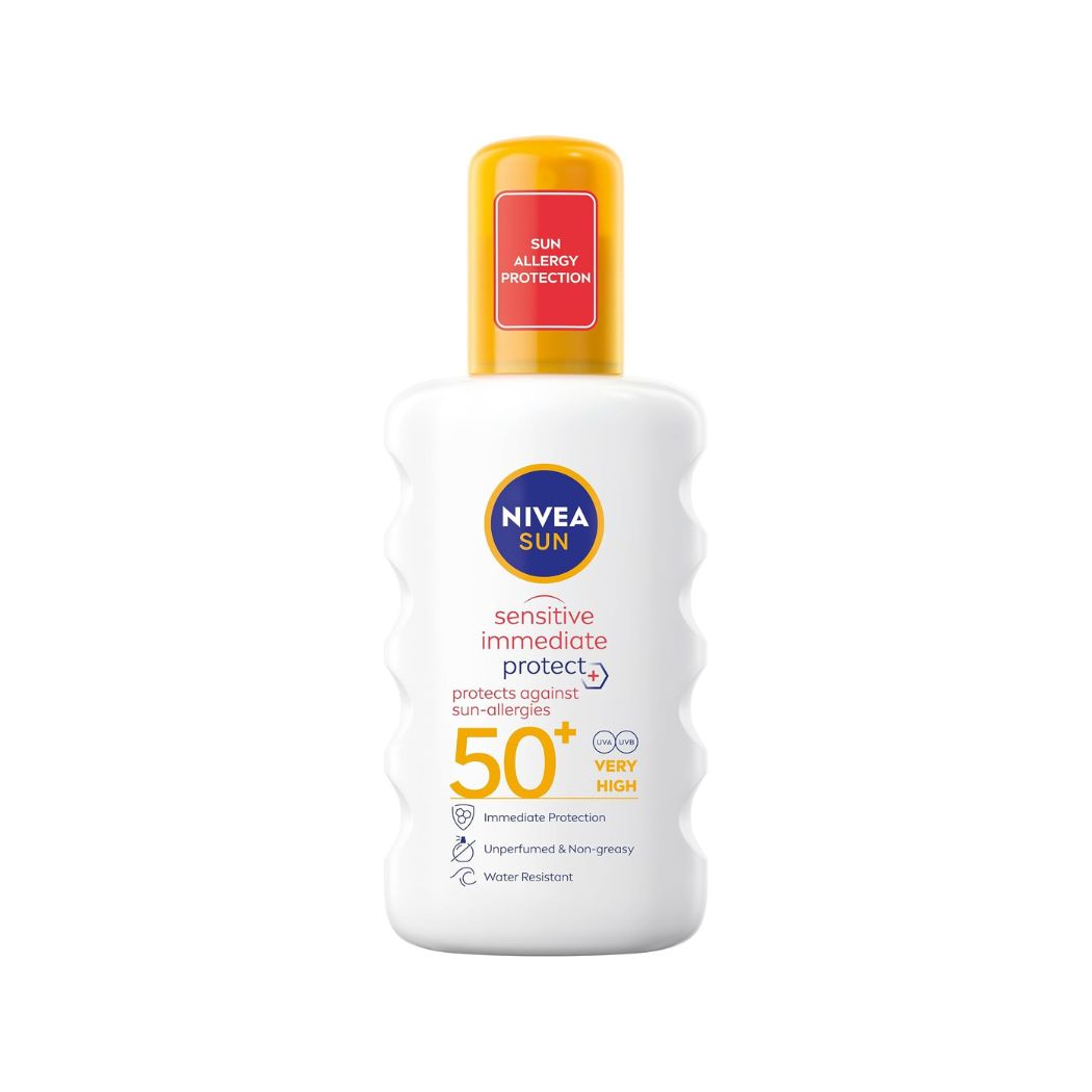Nivea Sun Sensitive Immediate Protect+ SPF50 Spray 200ml