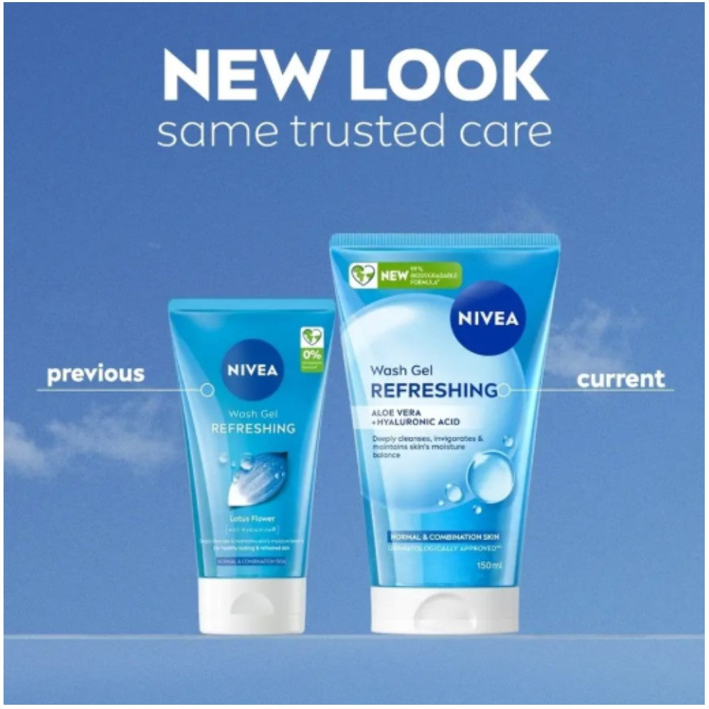 Nivea Daily Essentials Refreshing Facial Wash Gel 150ml