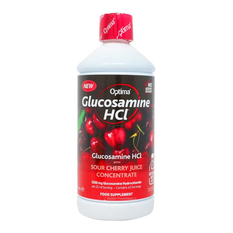 Optima ActivJuice For Joints With Sour Cherry Juice Glucosamine HCL 1200mg 1 Litre – glucosamine to support comfortable