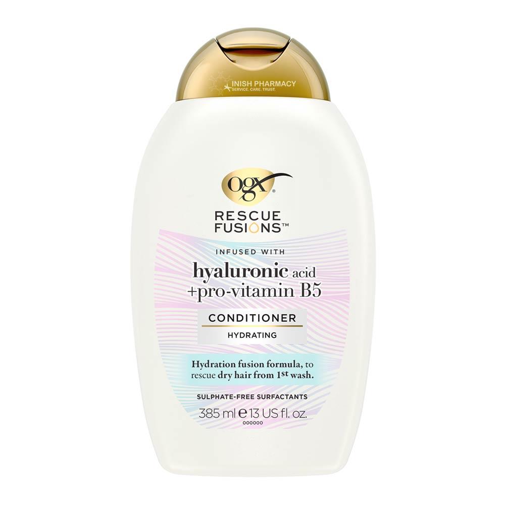 OGX Rescue Fusions Hyaluronic Acid & Pro Vitamin B5 Conditioner 385ml