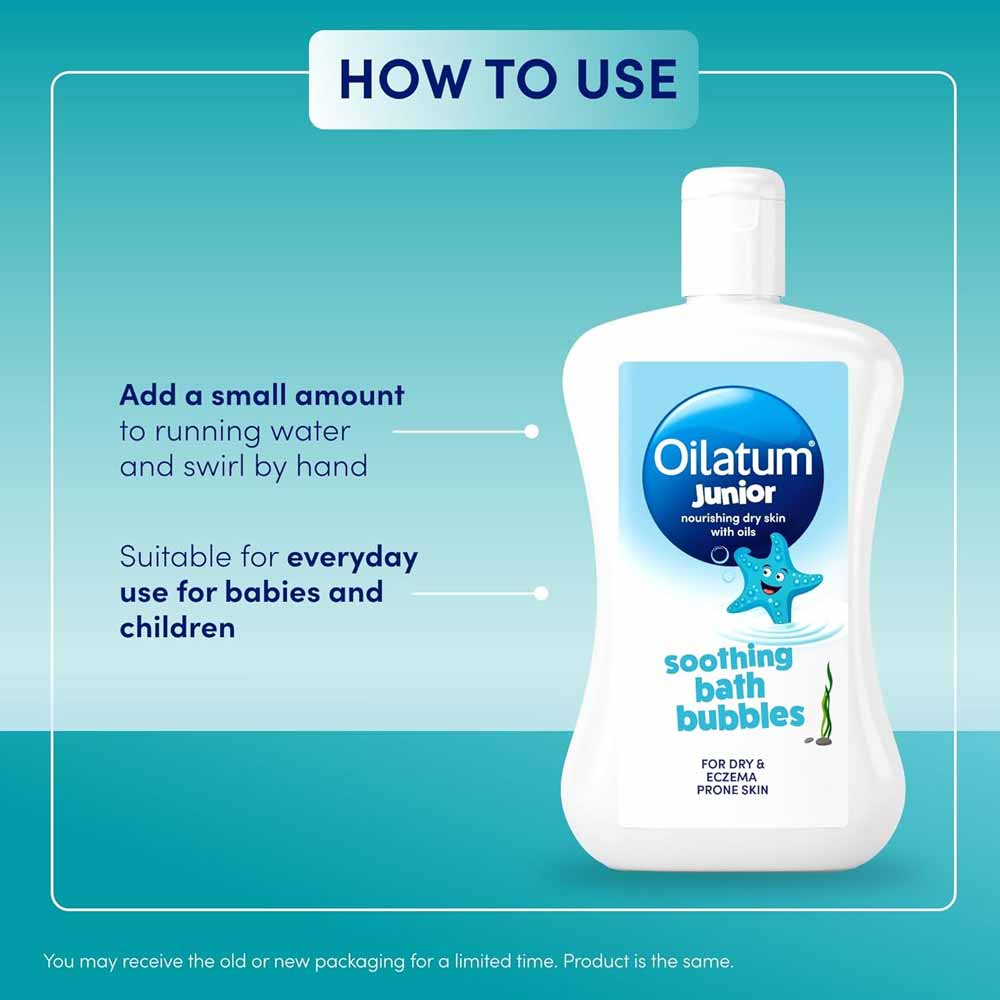 Oilatum Junior Soothing Bath Bubbles 300ml