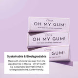 Oh My Gum! Cherry Flavoured Plant Based Chewing Gum 10 Pieces