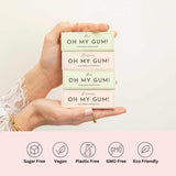 Oh My Gum! Cinnamon Flavoured Plant Based Chewing Gum 10 Pieces