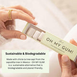 Oh My Gum! Mint Flavoured Plant Based Chewing Gum 10 Pieces