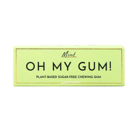 Oh My Gum! Mint Flavoured Plant Based Chewing Gum 10 Pieces – supports healthy gums and prevents gum disease