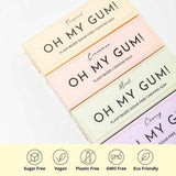 Oh My Gum! Tropical Flavoured Plant Based Chewing Gum 10 Pieces