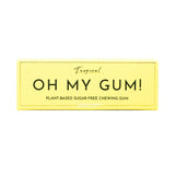 Oh My Gum! Tropical Flavoured Plant Based Chewing Gum 10 Pieces