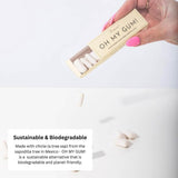 Oh My Gum! Tropical Flavoured Plant Based Chewing Gum 10 Pieces