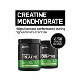 Optimum Nutrition Micronised Creatine Powder Unflavoured 93 Servings 317g