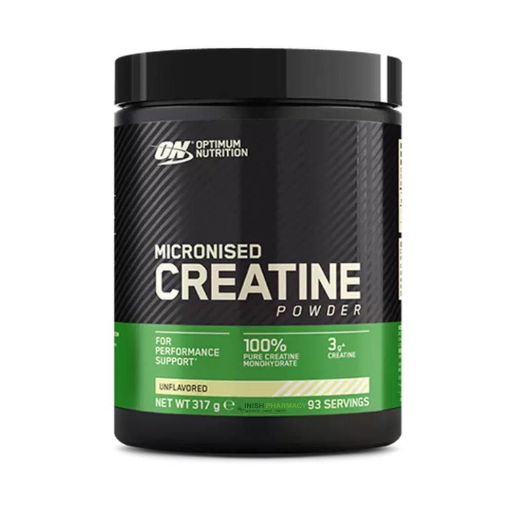 Optimum Nutrition Micronised Creatine Powder Unflavoured 93 Servings 317g