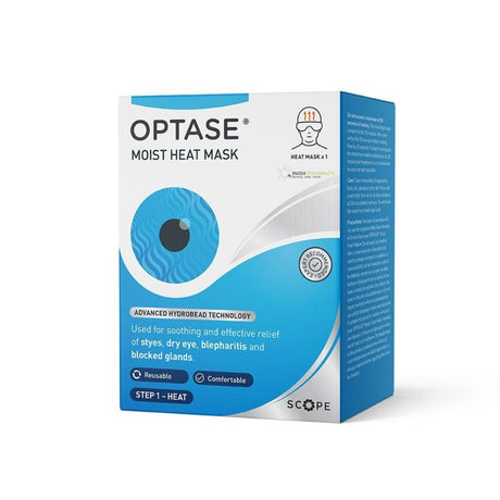 Optase Moist Heat Mask – soothes and hydrates dry, irritated eyes
