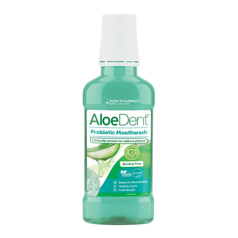 Optima Aloe Dent Probiotic Mouthwash Alcohol Free 250ml