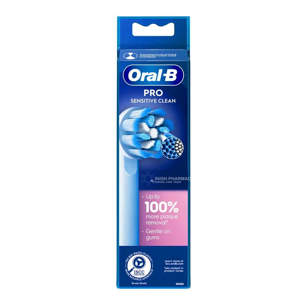 Oral B Pro Sensitive Clean Brush Heads 4 Pack