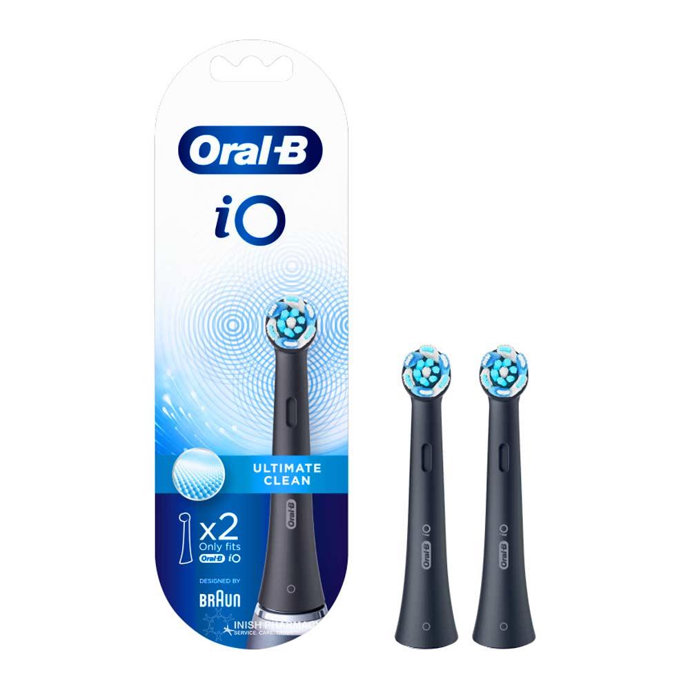 Oral-B iO Ultimate Clean Black 2ct Refill Heads