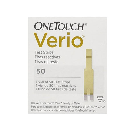 OneTouch Verio Blood Glucose Test Strips 50 Pack – for accurate blood glucose monitoring