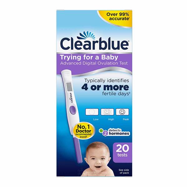 Clearblue Advanced Digital Ovulation Test - 20 Tests