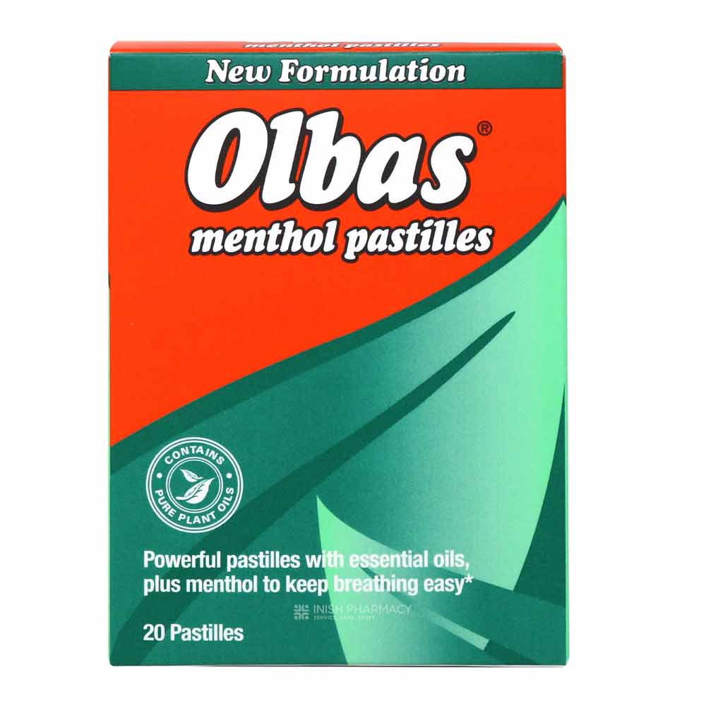 Olbas Menthol Pastilles 20 Pack