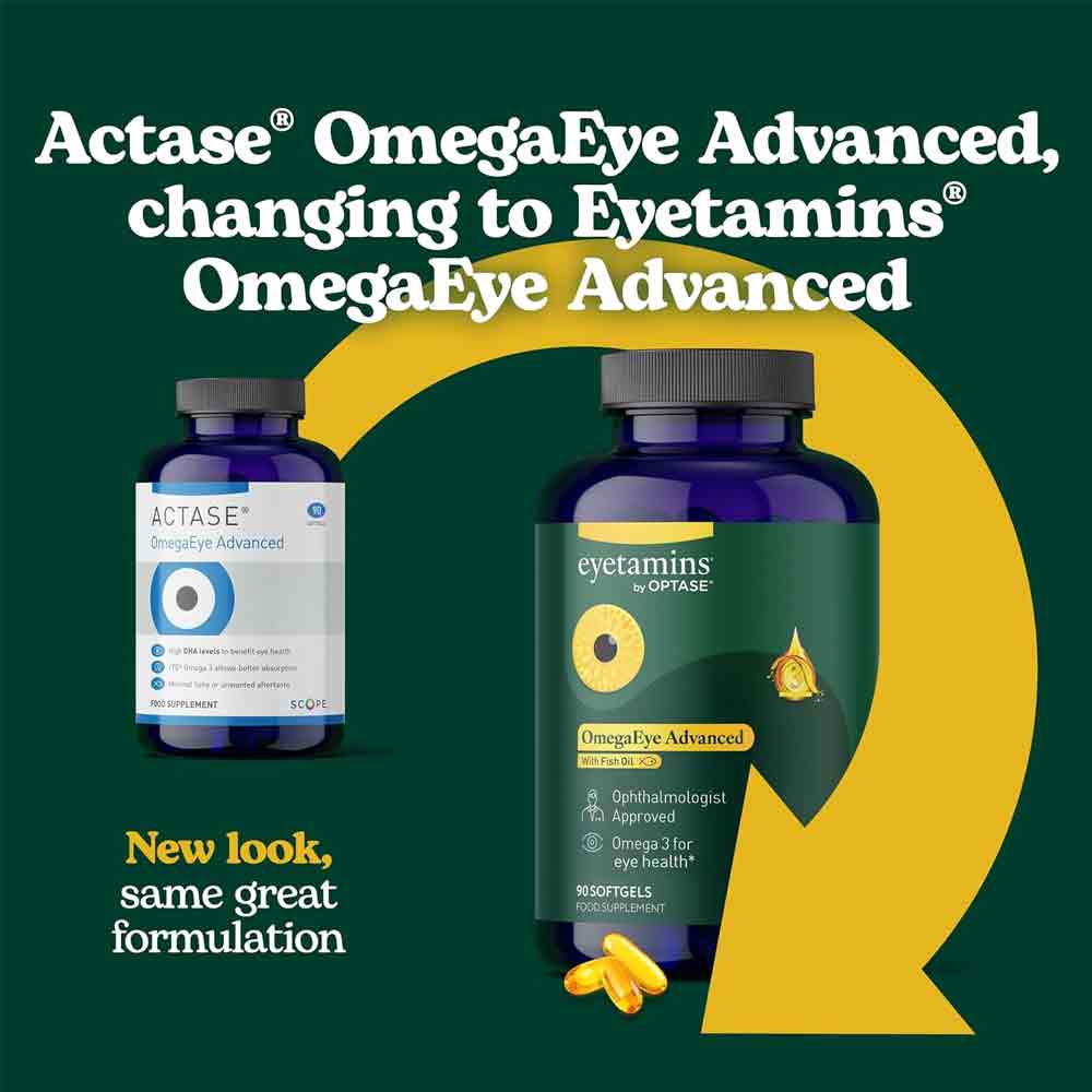 Optase Eyetamins OmegaEye Advanced 90 Softgels