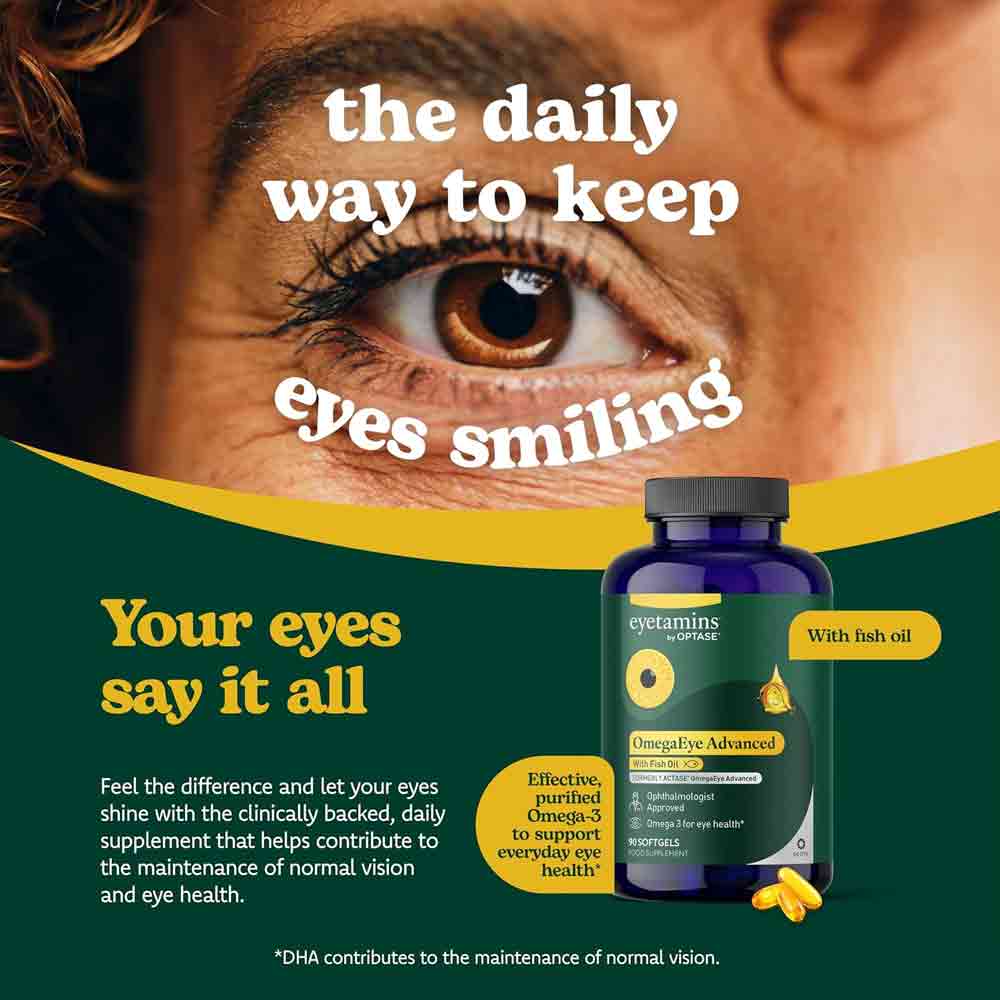 Optase Eyetamins OmegaEye Advanced 90 Softgels