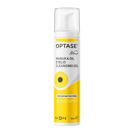 Optase Manuka Oil Eyelid Cleansing Gel 50ml – gently cleanses eyelids to relieve blepharitis