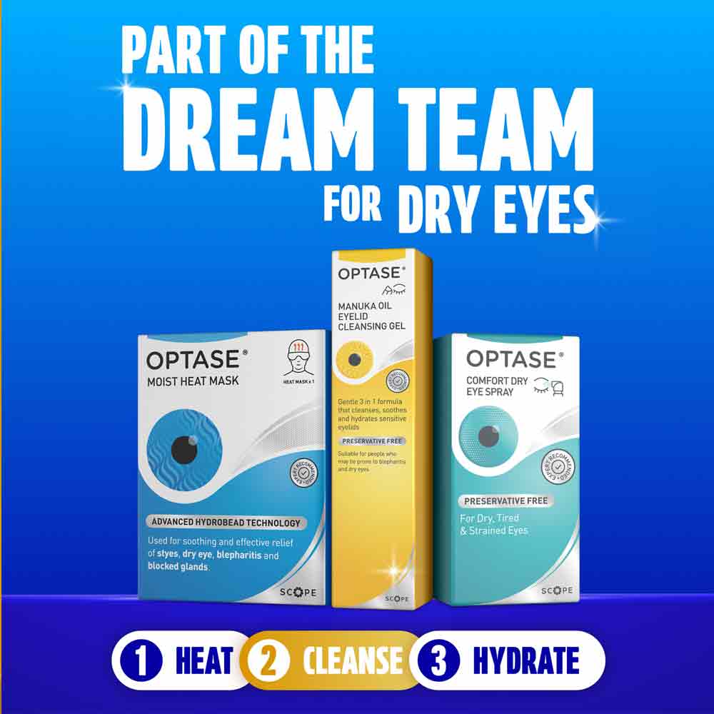 Optase Manuka Oil Eyelid Cleansing Gel 50ml