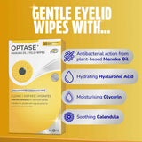 Optase Manuka Oil Eyelid Wipes 30 Pack