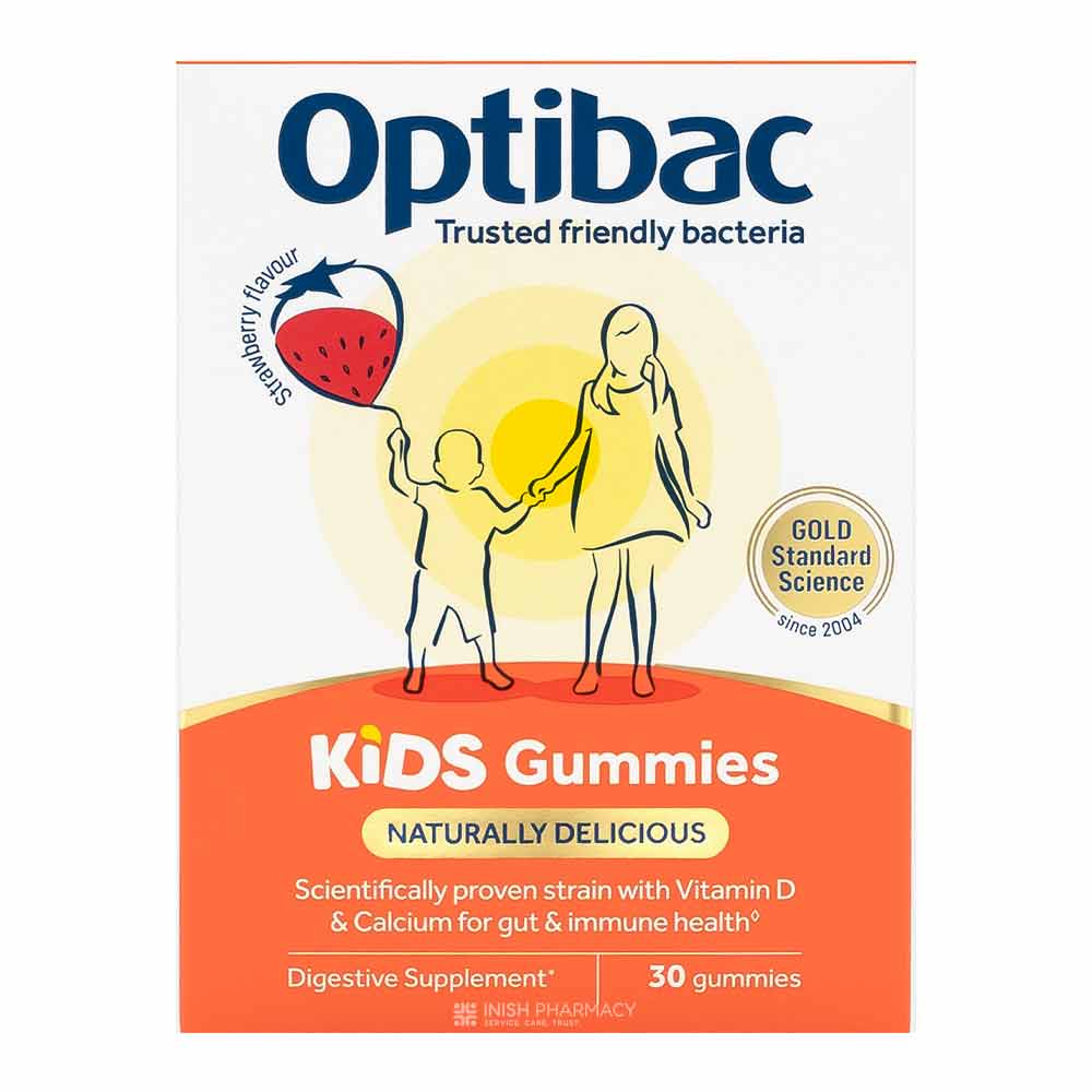 OptiBac Probiotics Strawberry Kids Gummies 30 Pack