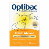 OptiBac Probiotics Travel Abroad Probiotic Capsules 20 Pack