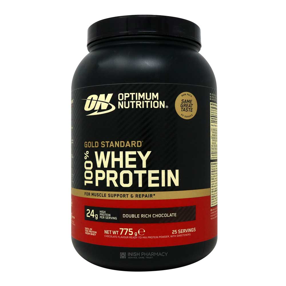 Optimum Nutrition Gold Standard 100% Whey Double Rich Chocolate 775g – for everyday health and wellbeing