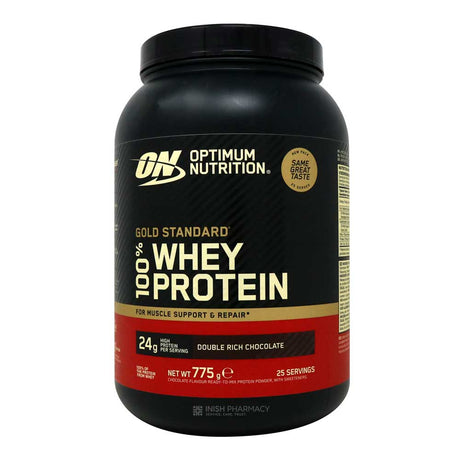 Optimum Nutrition Gold Standard 100% Whey Double Rich Chocolate 775g – for everyday health and wellbeing