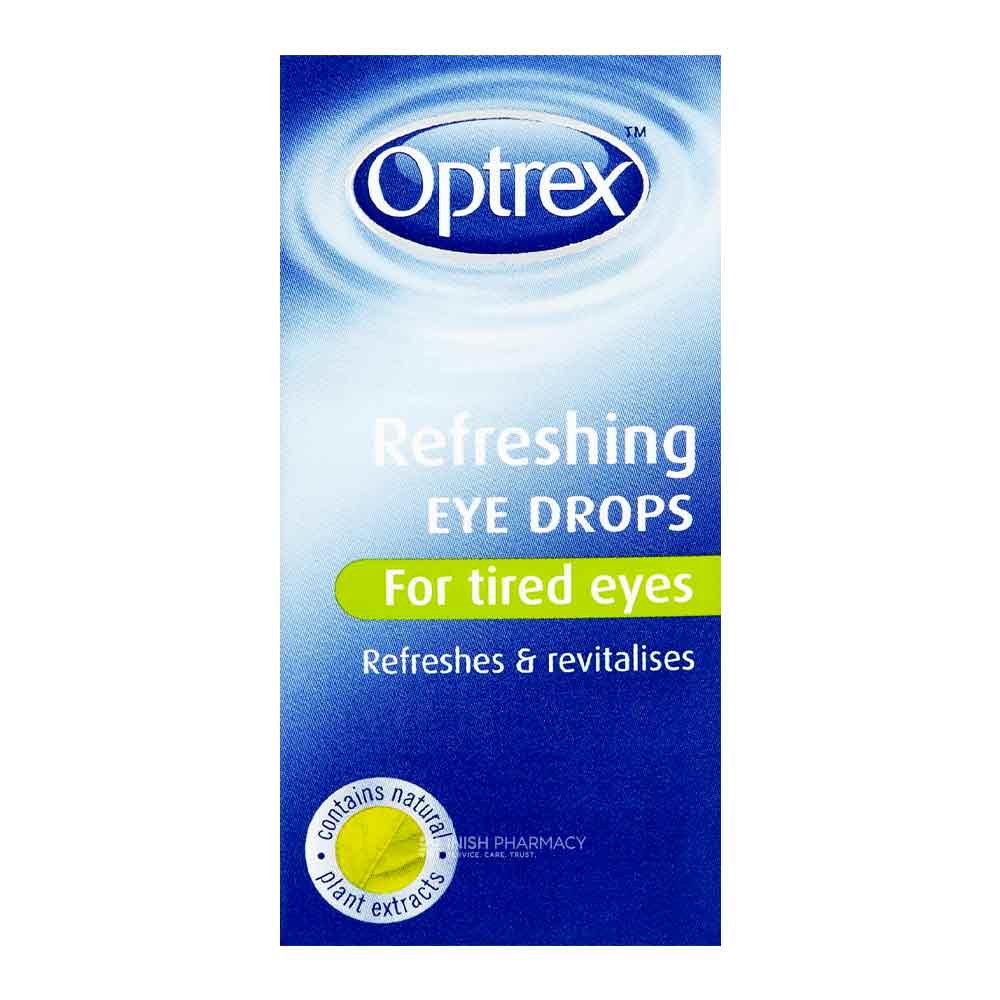 Optrex Refreshing Eye Drops For Tired Eyes 10ml – soothes and hydrates dry, irritated eyes