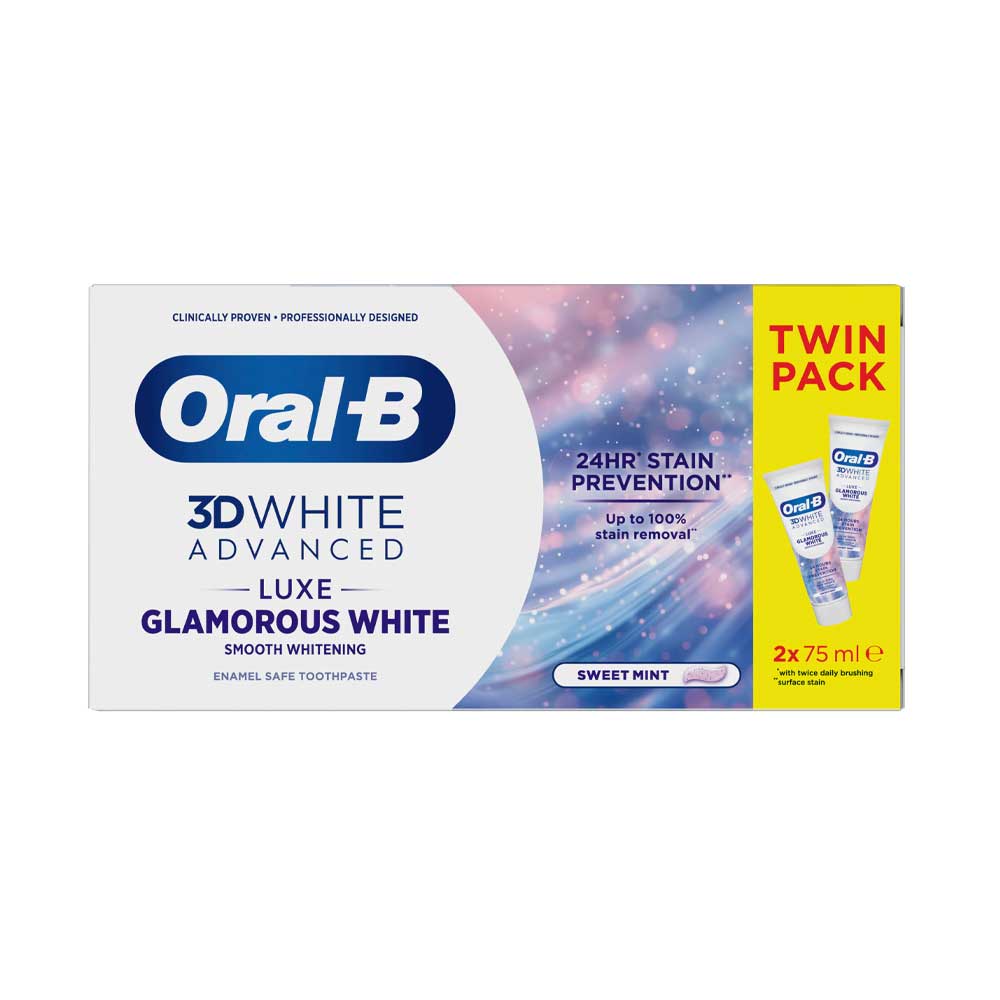 Oral-B 3D White Luxe Glamorous Twin Pack