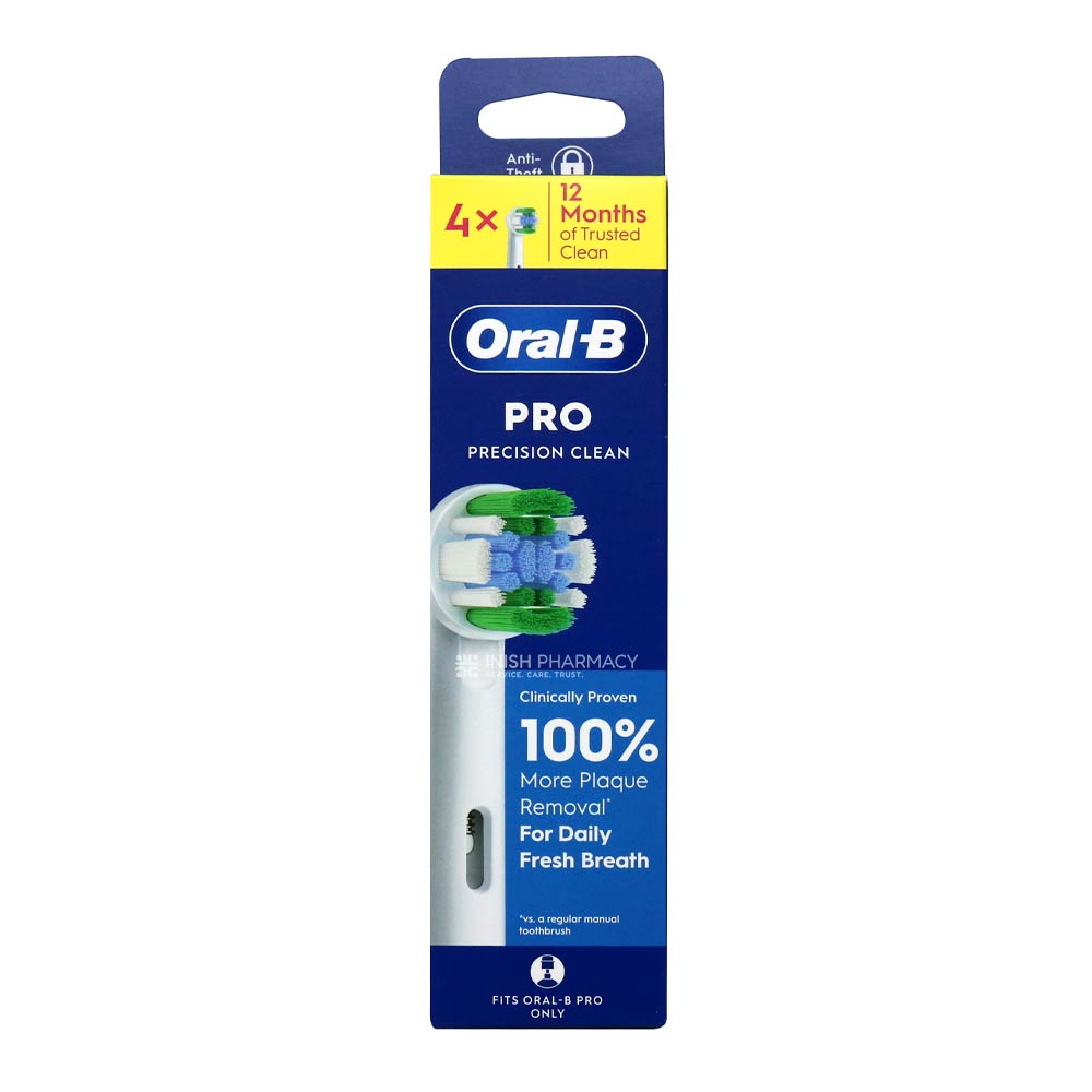 Oral B Precision Clean Brush Heads 4 Pack