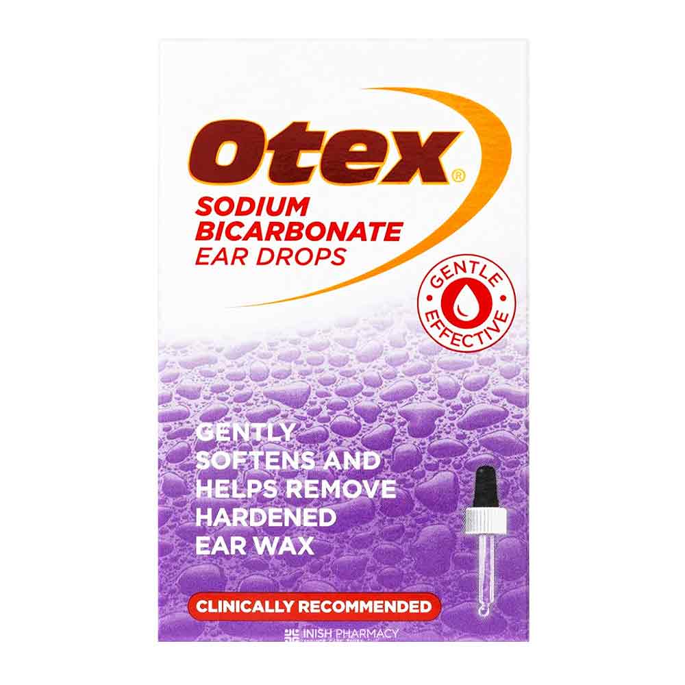 Otex Sodium Bicarbonate Ear Drops 10ml – gently clears and soothes ear discomfort
