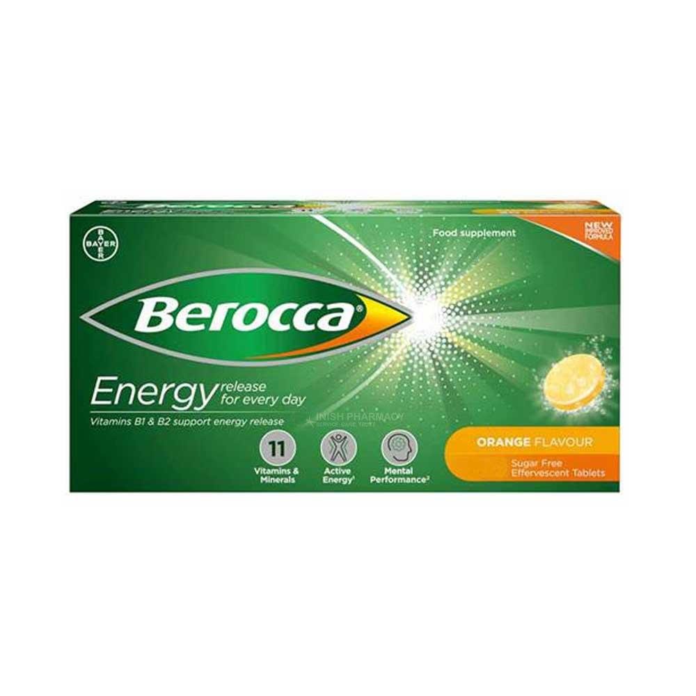 Berocca Orange Flavoured Effervescent Tablets