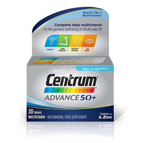 Centrum Advance 50+ Multivitamins – a daily multivitamin for complete nutritional support